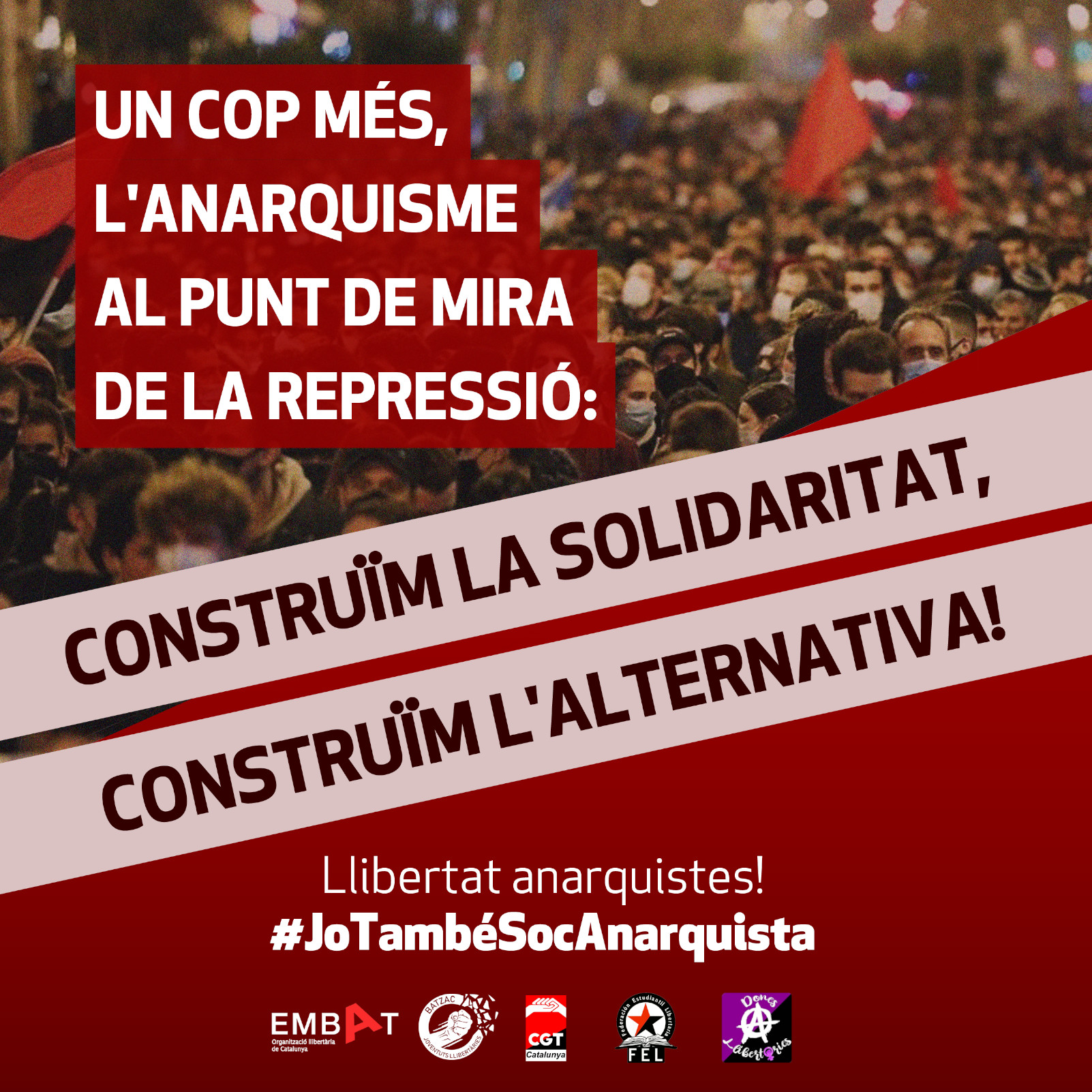 Un cop més, l’Anarquisme al punt de mira de la repressió