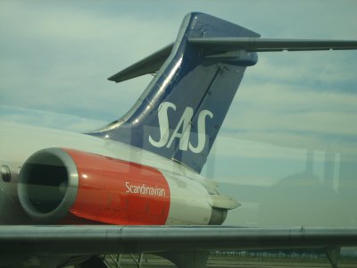 Avión de la SAS despegando