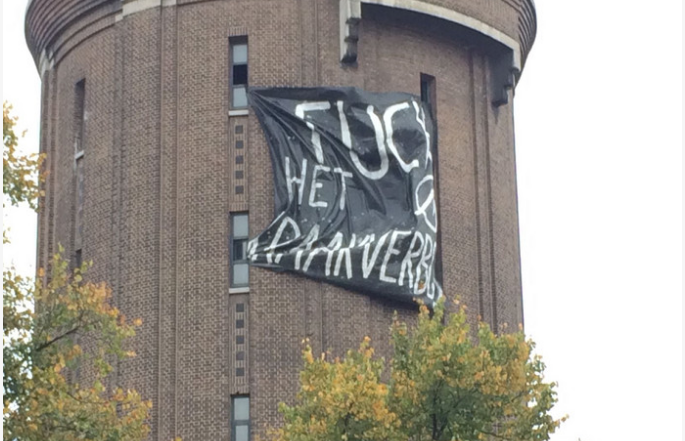 Utrecht: Water tower squatters sentenced